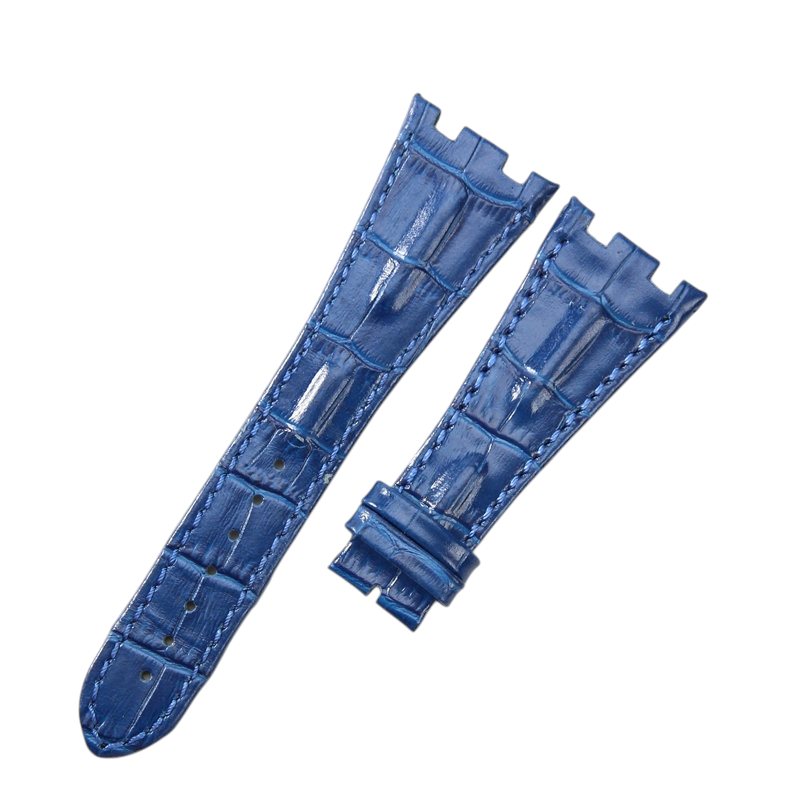 White Smoke Replacement Strap for Audemars Piguet Royal Oak Offshore 15710 - 15703 - 26470 - Premium Full-Grain Performance Leather - Aethelgard Atelier