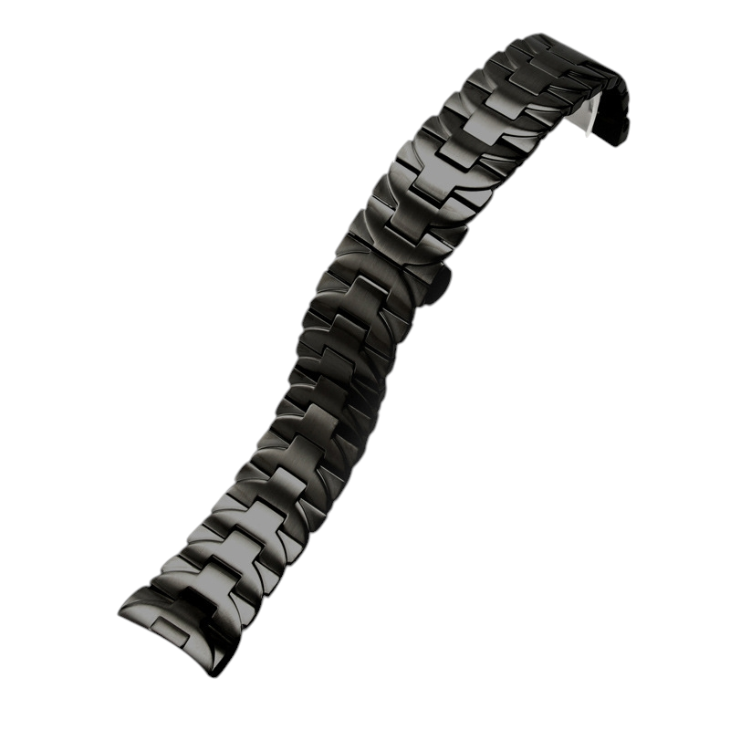 White Smoke Replacement Steel Strap for Panerai Luminor PAM441-111-PAM01316 - Heavy-Duty Solid Arc-Mouth Steel - Aethelgard Atelier