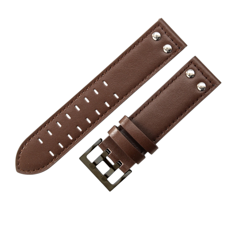 Replacement Strap for Hamilton Khaki Field H70595593 - H70655733 Series - Genuine Oil-Waxed Heritage Leather - Aethelgard Atelier