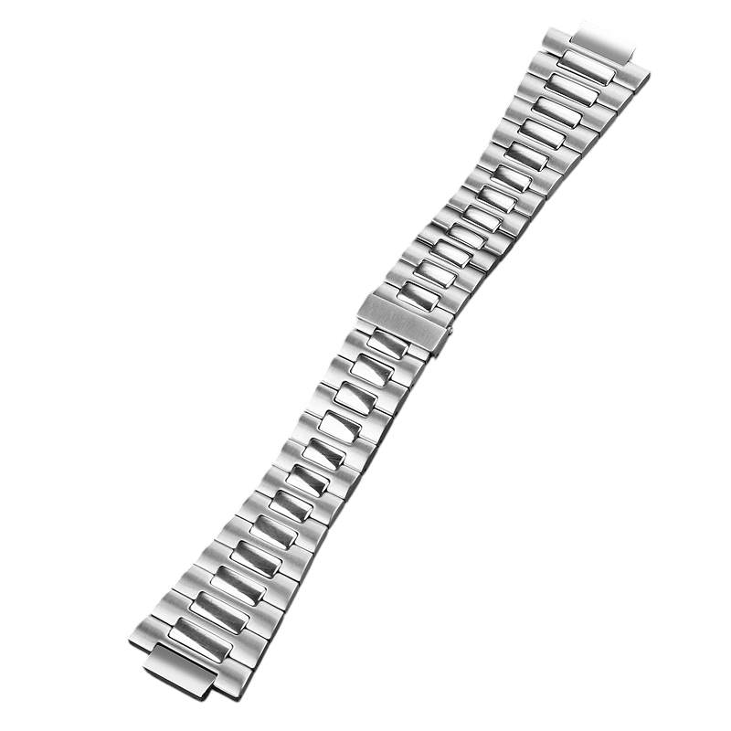 White Smoke Replacement Steel Strap for Patek Philippe Nautilus 5711 - 5712 Series - Premium Notched Solid Stainless Steel - Aethelgard