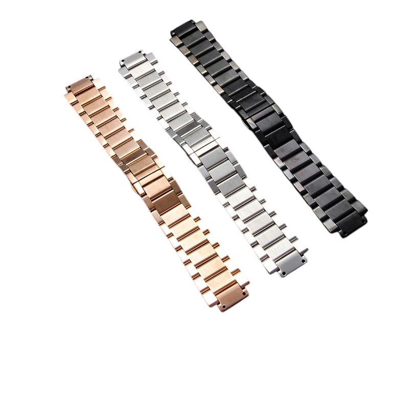 White Smoke Replacement Strap for Hublot Classic Fusion - Big Bang 19mm Series - High-Density Notched Stainless Steel - Aethelgard Atelier