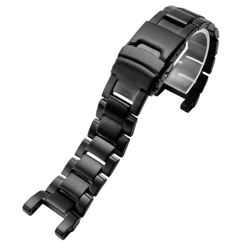 White Smoke Replacement Strap for Casio G-SHOCK Gravitymaster GA-1000-1100 GW-A1000-A1100 | Impact-Resistant Solid PVD Stainless Steel | Aethelgard Atelier