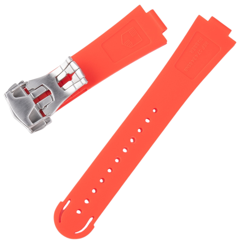 White Smoke Replacement Strap for Oris Divers Seventy-Five - Aquis 7730 Series - Bespoke Convex Interface Silicone - Aethelgard