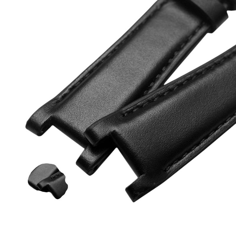 White Smoke Replacement Strap for Gucci GC YA1332 - 1333 - 1335 Series - Notched Interface Artisan Genuine Leather - Aethelgard Atelier