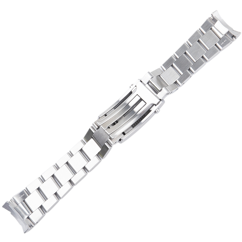 White Smoke Replacement Strap for Breitling Superocean Heritage - Professional - Solid Link 316L Stainless Steel - Aethelgard Atelier