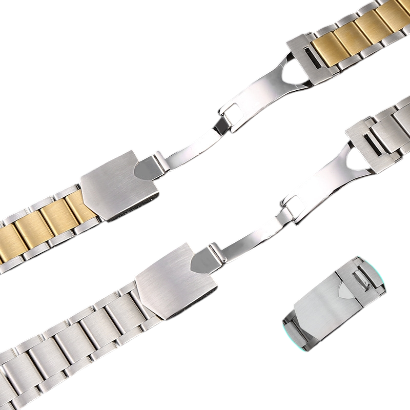 White Smoke Replacement Steel Strap for Tudor Black Bay 1958 Heritage 79200R - High-Grade Solid Steel Link - Aethelgard Atelier