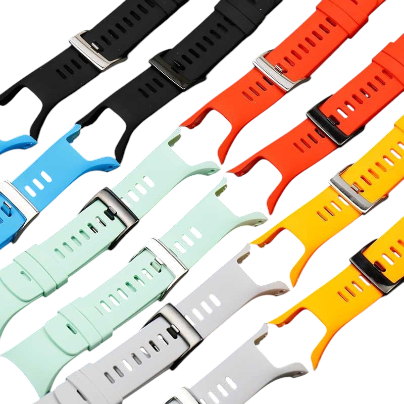White Smoke Replacement Strap for Suunto Spartan Trainer Wrist HR - Soft-Touch High-Friction Silicone - Aethelgard Atelier