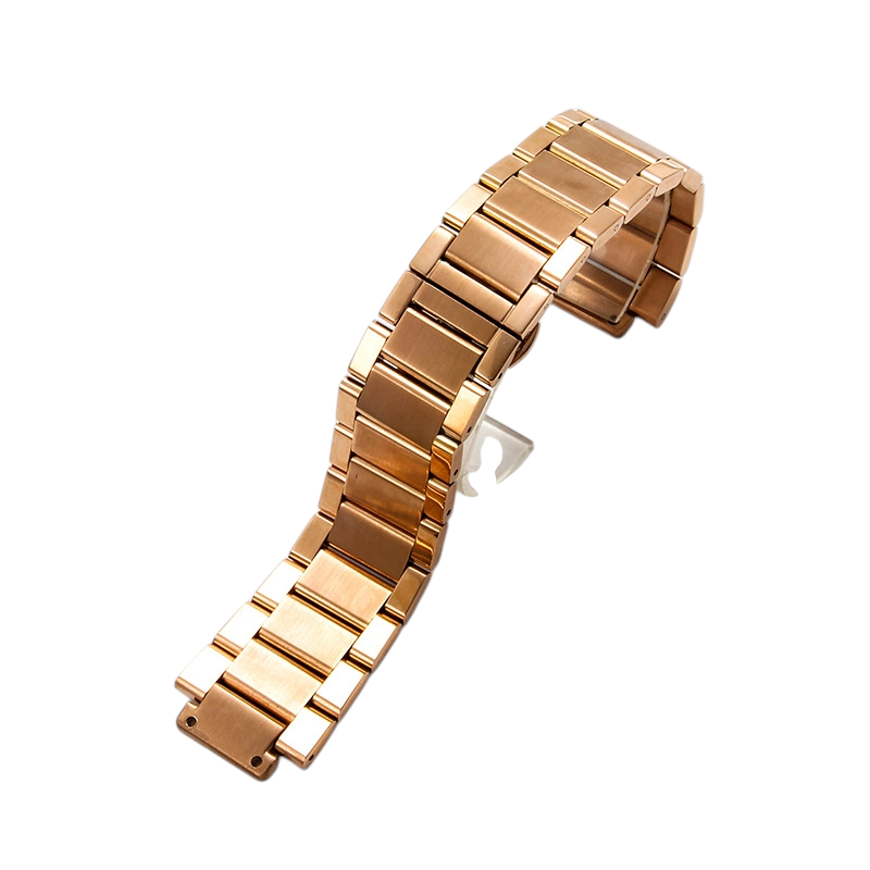 White Smoke Replacement Strap for Hublot Classic Fusion - Big Bang 19mm Series - High-Density Notched Stainless Steel - Aethelgard Atelier