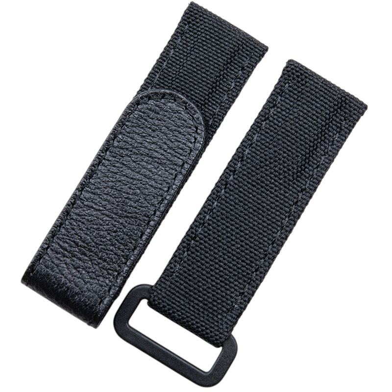 White Smoke Replacement Strap for Universal Rolex - Omega - Tudor Heritage Military - Tactical Nylon Weave with Velcro Closure - Aethelgard