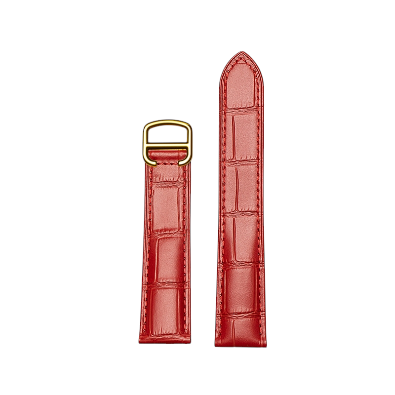 White Smoke Replacement Strap for Cartier Tank Series | Premium Bovine Leather | Aethelgard Atelier