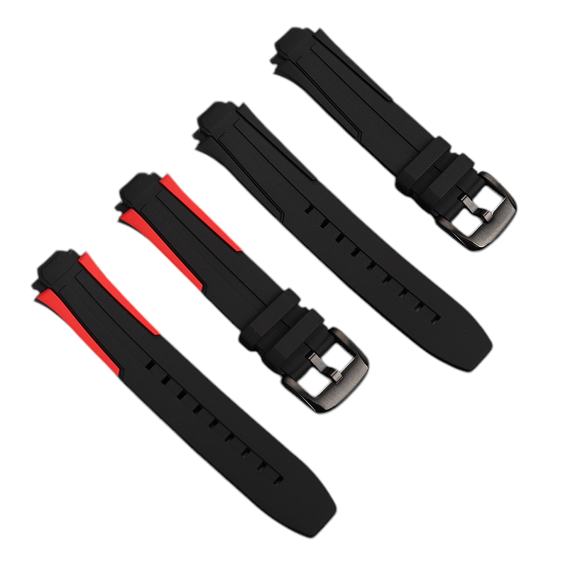 White Smoke Replacement Strap for Tissot T-Race Cycling Special Edition T111.417 - Performance Racing Silicone Rubber - Aethelgard