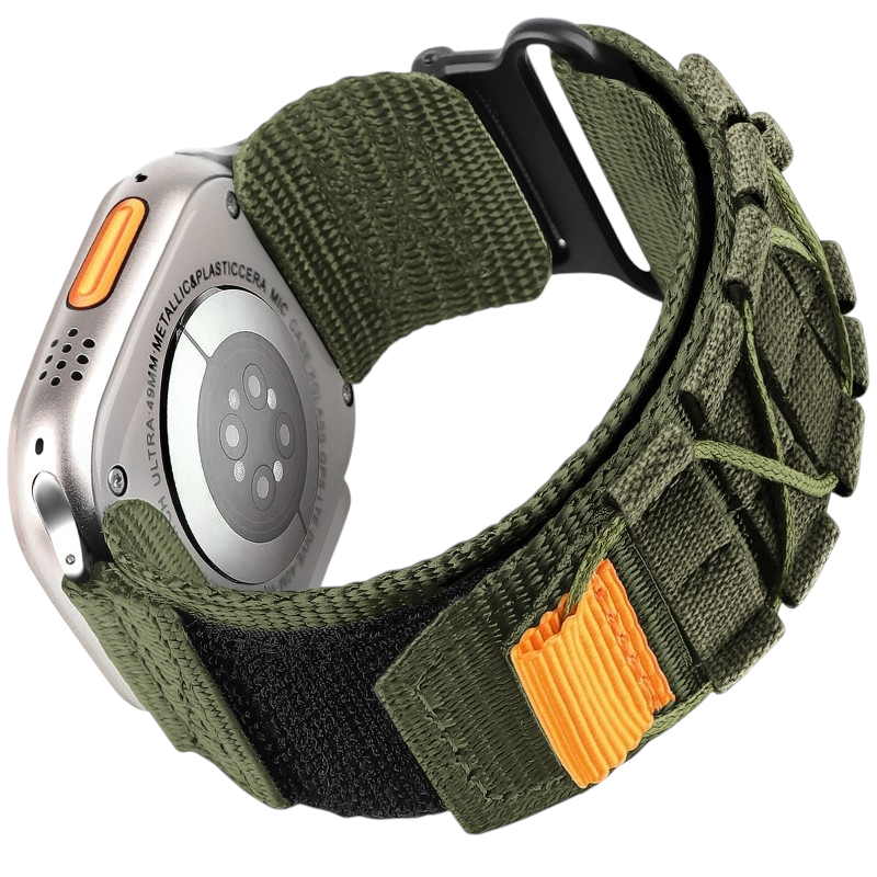 Rugged Nylon Sport Loop - Breathable Velcro Strap for Apple Watch Ultra 2/1