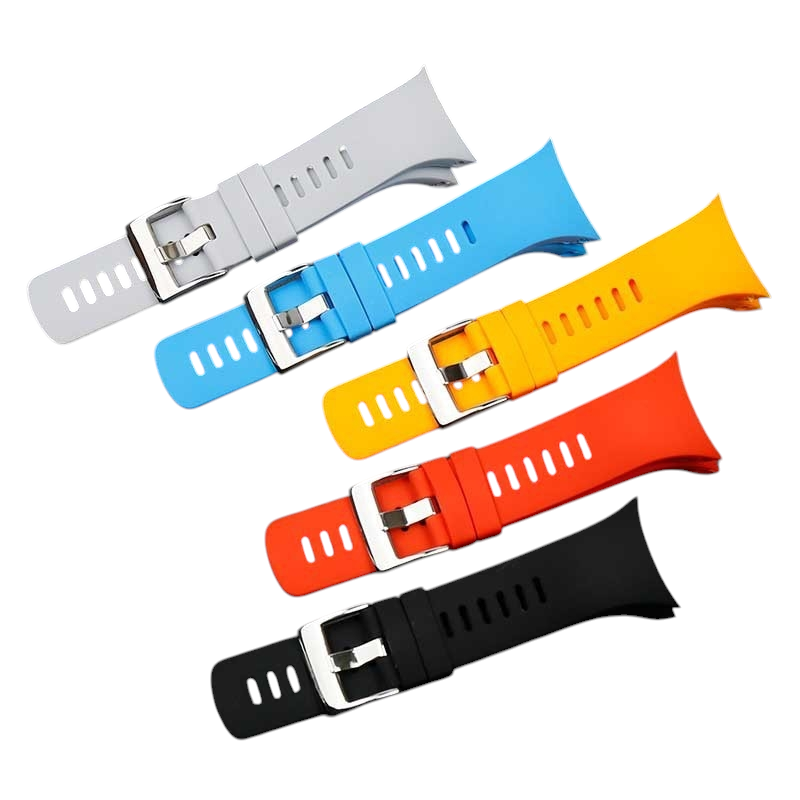 White Smoke Replacement Strap for Suunto Spartan Trainer Wrist HR - Soft-Touch High-Friction Silicone - Aethelgard Atelier