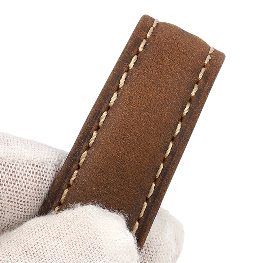 White Smoke Handmade Classic Vintage Multi-Size Leather Watch Strap for Rolex, Omega, Panerai, IWC, Tudor, Seiko, Hamilton, Patek Philippe, Breitling, Citizen - Universal Collector Series - 18mm 20mm 22mm 24mm - Aethelgard