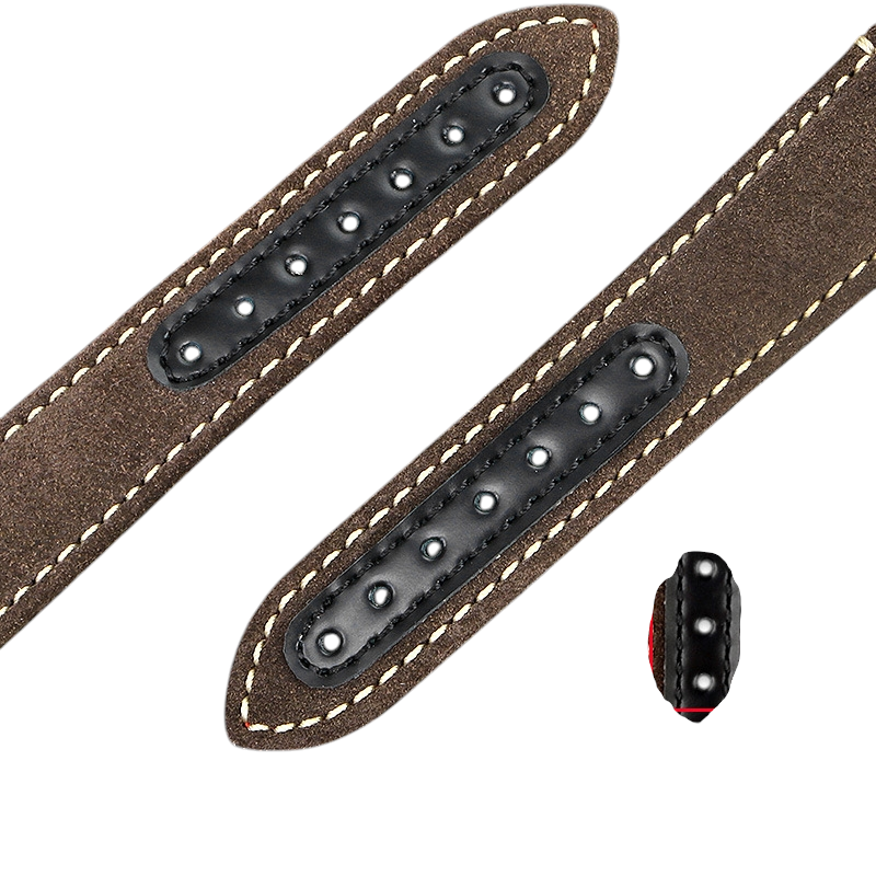 White Smoke Replacement Strap for Omega Speedmaster Dark Side of the Moon - Frosted Matte Heritage Genuine Leather - Aethelgard Atelier