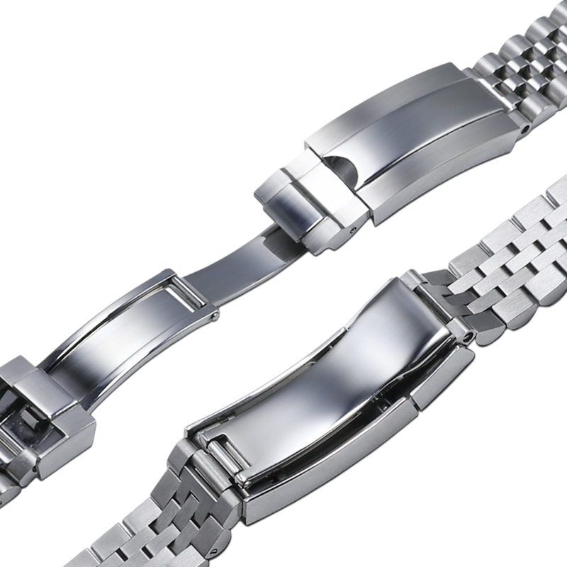 White Smoke Replacement Strap for Omega Seamaster - Planet Ocean 5-Link Series - Solid Fine-Polished 316L Stainless Steel - Aethelgard