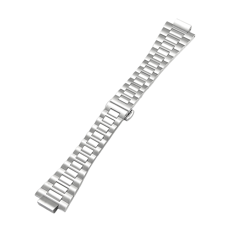 White Smoke Replacement Strap for Patek Philippe Nautilus 5711-5712-5726-5980 Series - Solid Link 316L Stainless Steel 13mm - Aethelgard Atelier