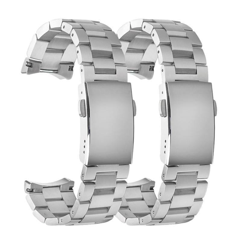 White Smoke Replacement Steel Strap for TAG Heuer Aquaracer 300 WAY201A.BA0927 - Surgical Grade Brushed Solid Steel - Aethelgard