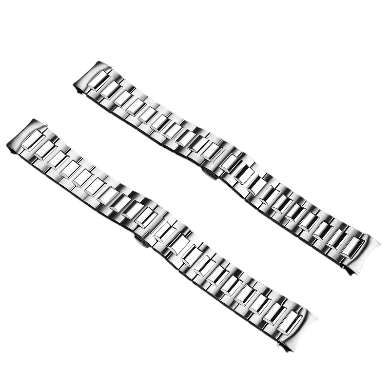 White Smoke Replacement Strap for IWC Portuguese Chrono IW371607-358312 - Surgical Grade Solid Stainless Steel - Aethelgard Atelier