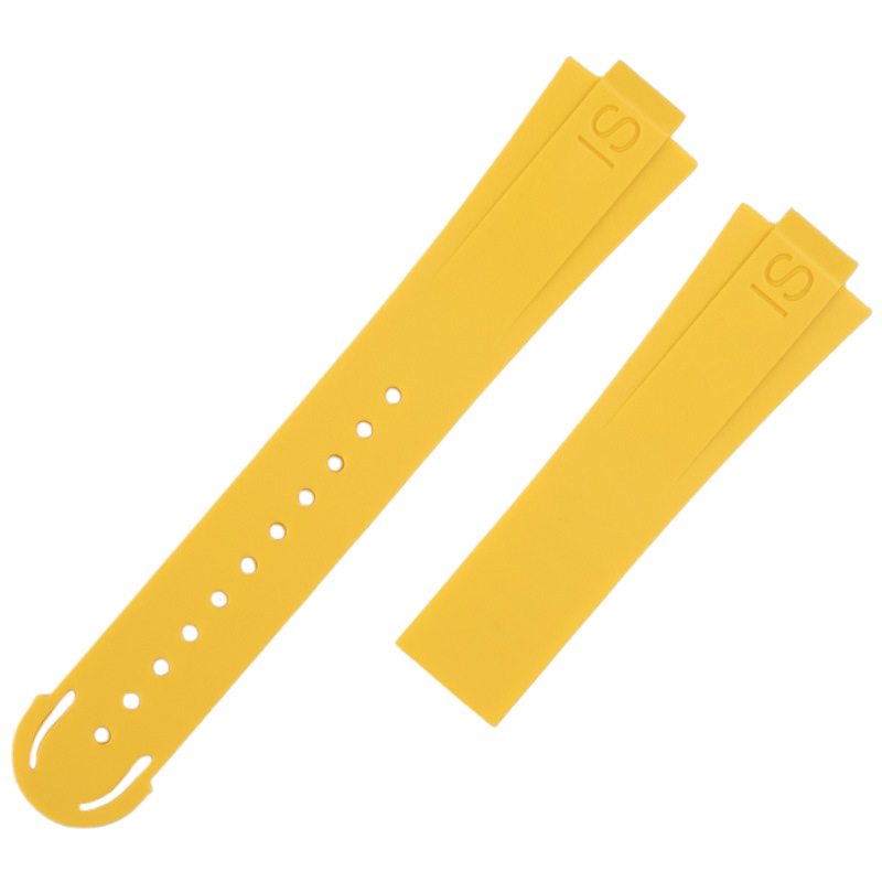 White Smoke Replacement Strap for Oris Divers Seventy-Five - Aquis 7730 Series - Bespoke Convex Interface Silicone - Aethelgard