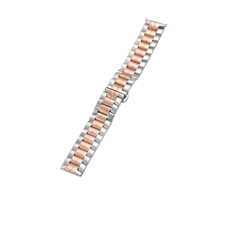 White Smoke Replacement Strap for Chopard Happy Diamonds 5-7 Stones Series - Solid Jewelry Grade Stainless Steel - Aethelgard Atelier