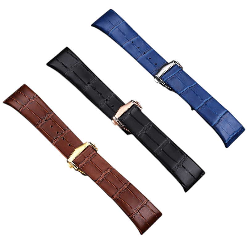 White Smoke Replacement Strap for Omega Constellation Double Eagle Series - Bespoke Convex Interface Genuine Leather - Aethelgard