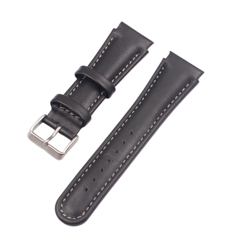 White Smoke Replacement Strap for Suunto X-Lander - Spartan - Landis Series - Premium Genuine Heritage Leather - Aethelgard Atelier