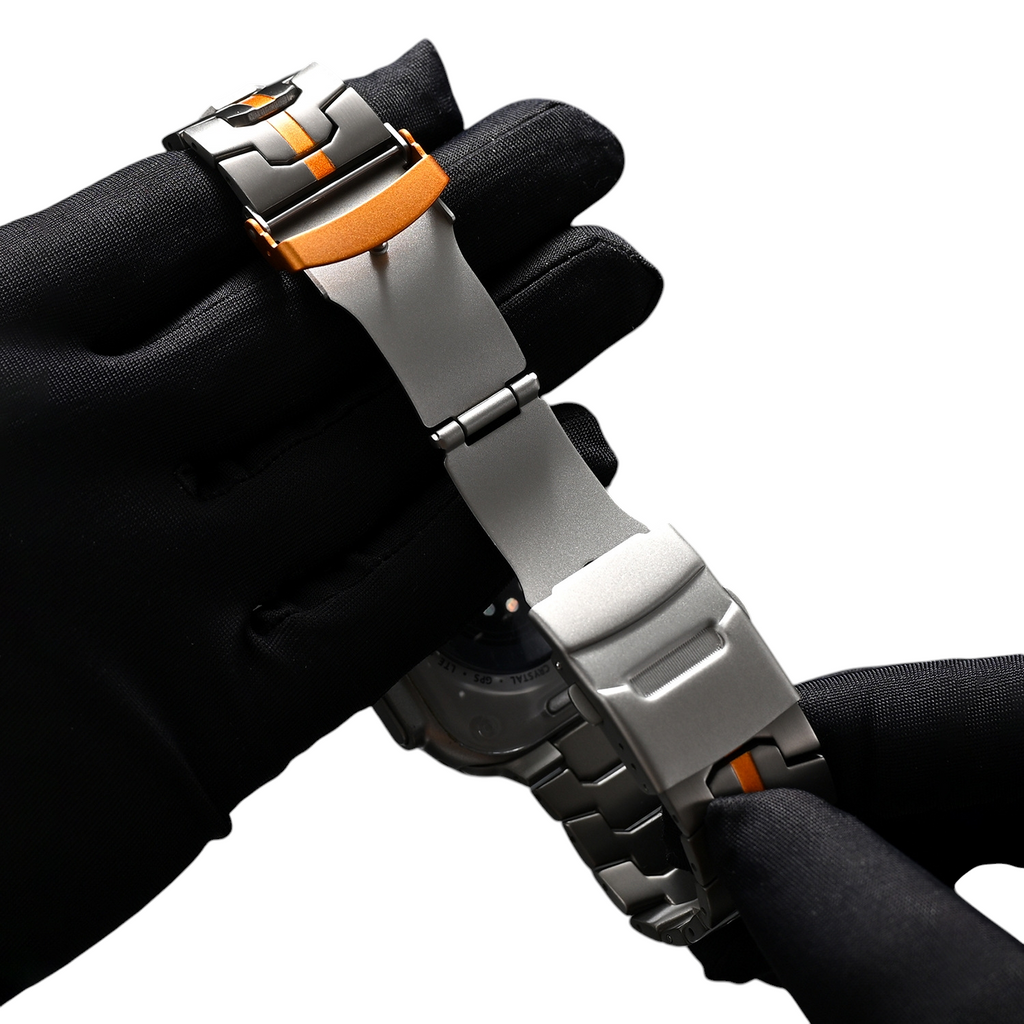 Elite Titanium Alloy Iron Man Armor Band for Apple Watch Ultra 2 & Series 10