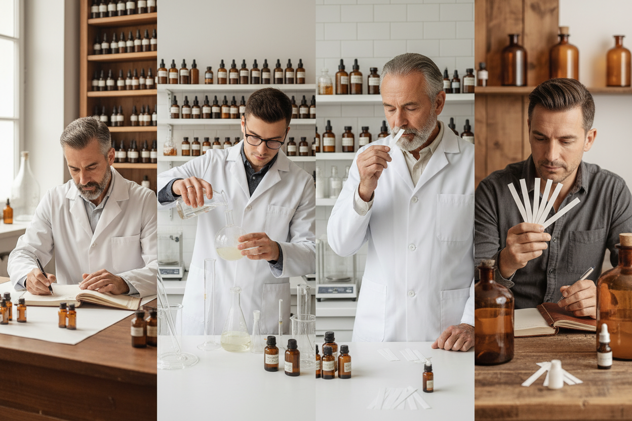 高清調香師工作場景