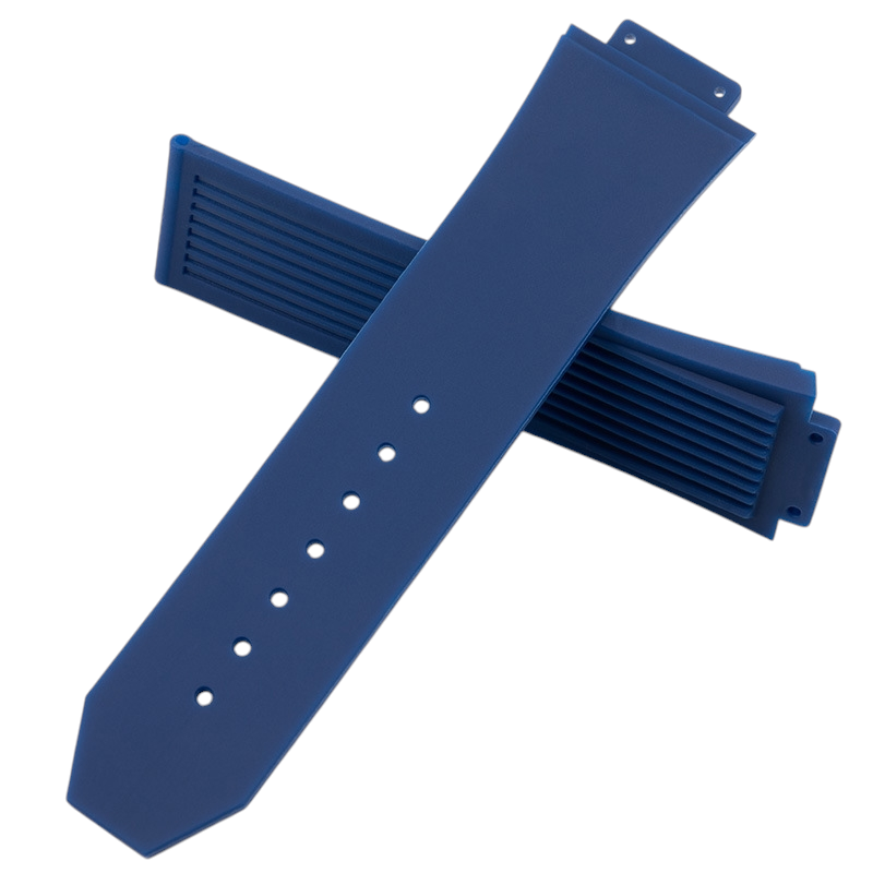 White Smoke Replacement Strap for Hublot Big Bang Transparent Edition - Crystal-Clear High-Density Silicone - Aethelgard Atelier