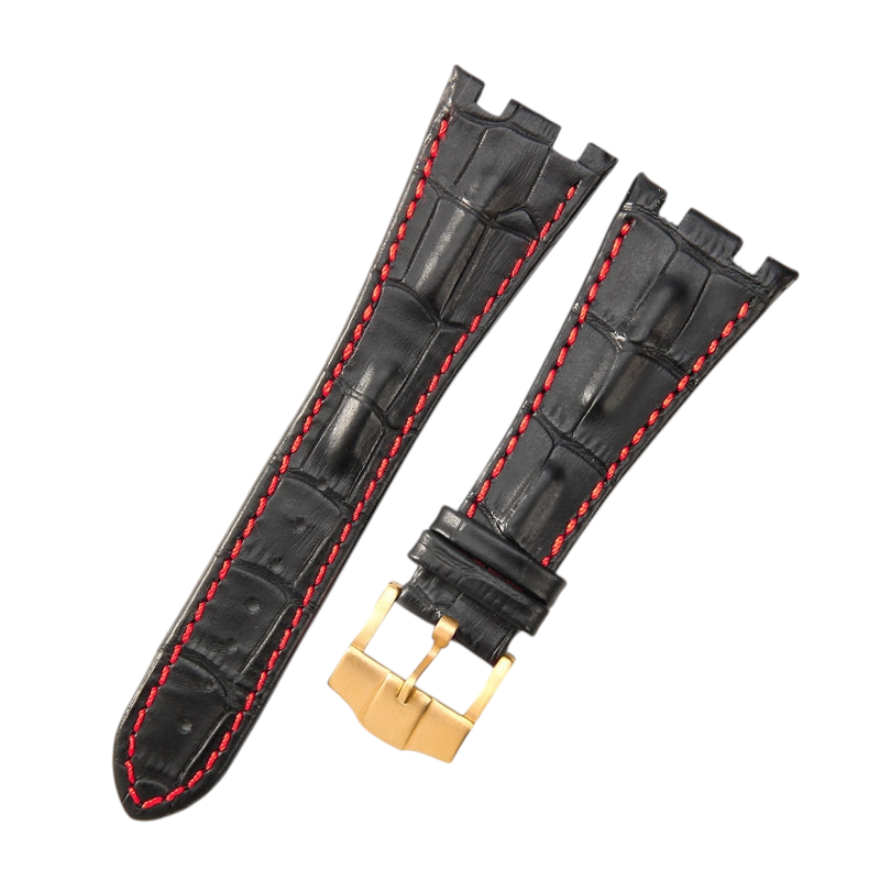 White Smoke Replacement Strap for Audemars Piguet Royal Oak Offshore 15710 - 15703 - 26470 - Premium Full-Grain Performance Leather - Aethelgard Atelier