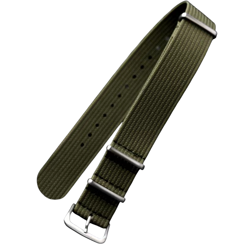 Handmade High-Density AGT Tactical Nylon Watch Strap for IWC, Panerai, Seiko, Omega - Advanced Field Series - 18mm 20mm 22mm 24mm - Aethelgard