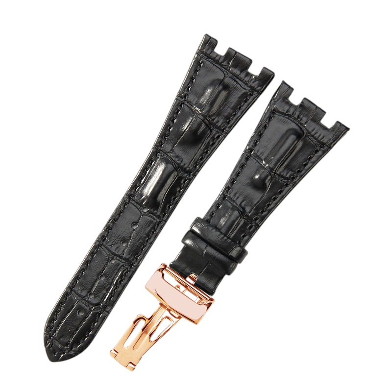 White Smoke Replacement Strap for Audemars Piguet Royal Oak Offshore 15710 - 15703 - 26470 - Premium Full-Grain Performance Leather - Aethelgard Atelier