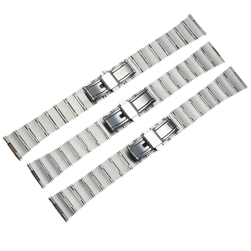White Smoke Replacement Steel Strap for Omega Constellation - Double Eagle - 17mm-18mm-25mm - Aethelgard