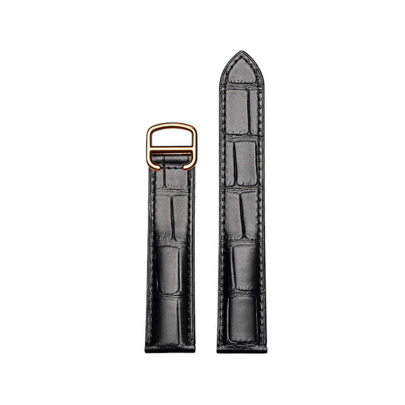 White Smoke Replacement Strap for Cartier Tank Series | Premium Bovine Leather | Aethelgard Atelier