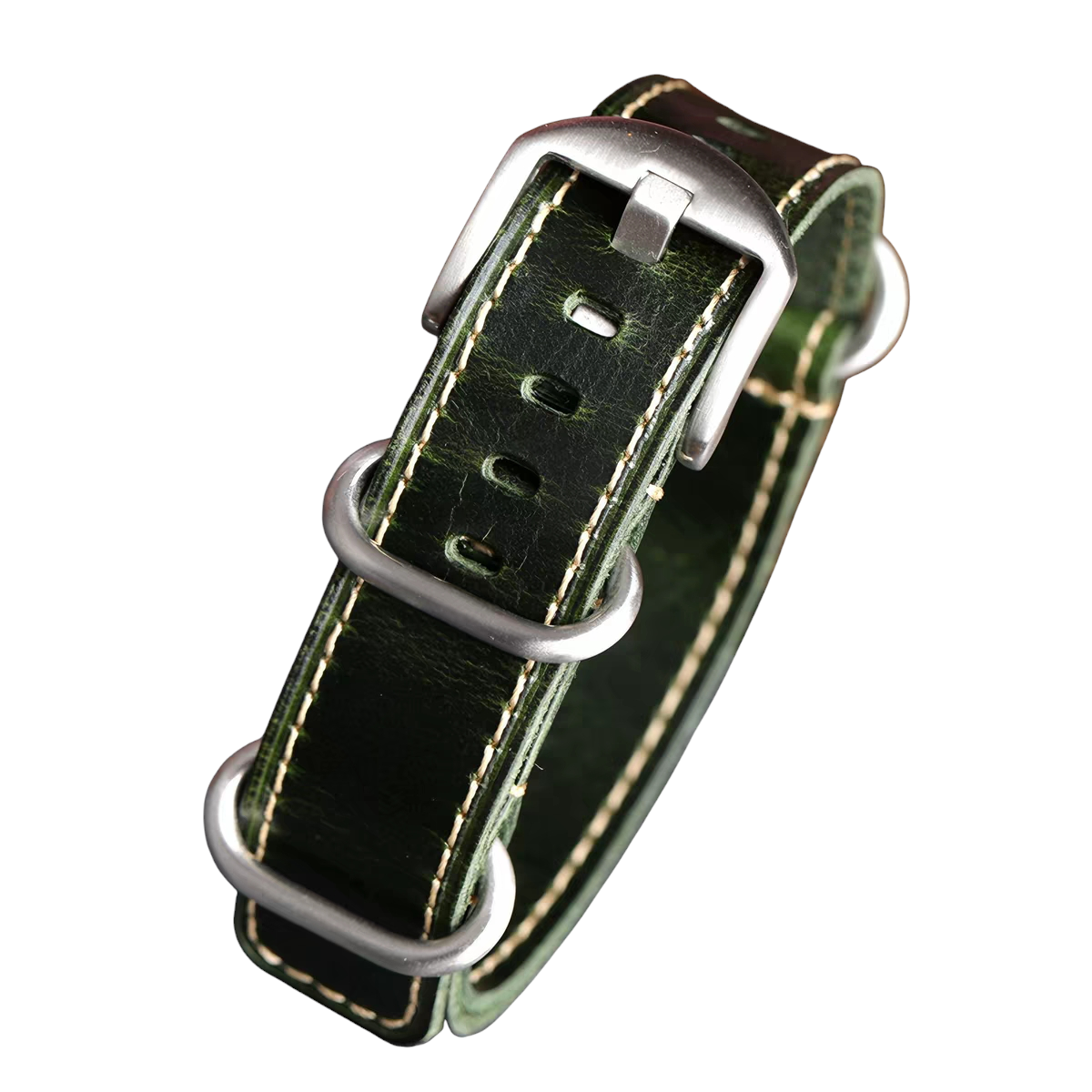 Handmade NATO Military Heritage Leather Watch Strap for Military Watches, Seiko, Hamilton - Field Operation Series - 18mm 20mm 22mm 24mm - Aethelgard