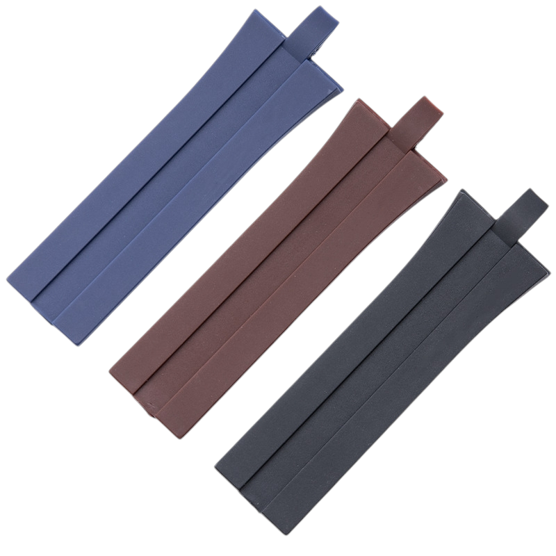 White Smoke Replacement Strap for Porsche Design P6360 Flat Six Series - Industrial Grade Vulcanized Rubber - Aethelgard Atelier