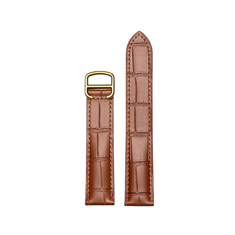 White Smoke Replacement Strap for Cartier Tank Series | Premium Bovine Leather | Aethelgard Atelier