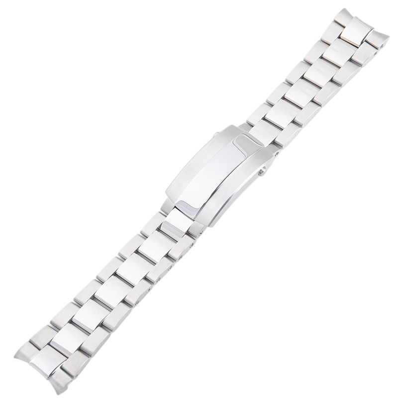 White Smoke Replacement Strap for Breitling Superocean Heritage - Professional - Solid Link 316L Stainless Steel - Aethelgard Atelier