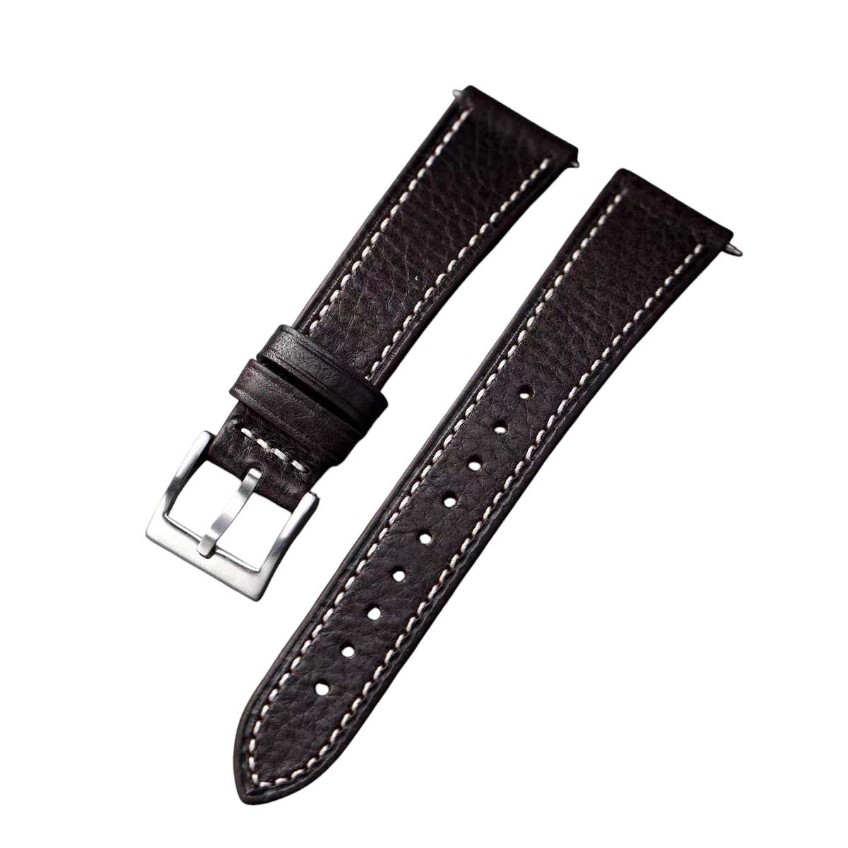 Handmade Vintage Italian Datejust Leather Watch Strap for Rolex Datejust, Tudor, Omega - Classic Heritage Series - 18mm 20mm 22mm 24mm - Aethelgard
