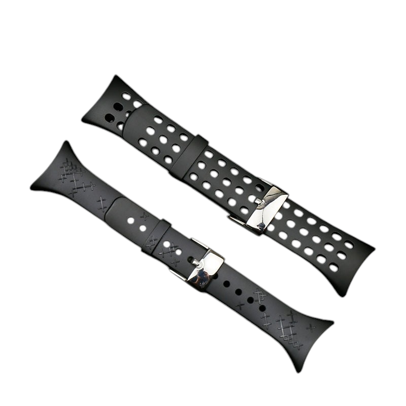 White Smoke Replacement Strap for Suunto M Series M1-M2-M4-M5 - Waterproof Outdoor Active Polymer - Aethelgard Atelier