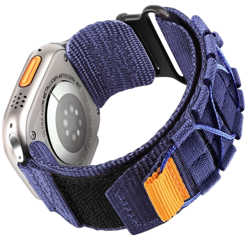 Rugged Nylon Sport Loop - Breathable Velcro Strap for Apple Watch Ultra 2/1