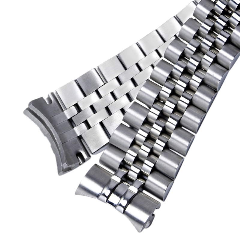 White Smoke Replacement Strap for Omega Seamaster - Planet Ocean 5-Link Series - Solid Fine-Polished 316L Stainless Steel - Aethelgard