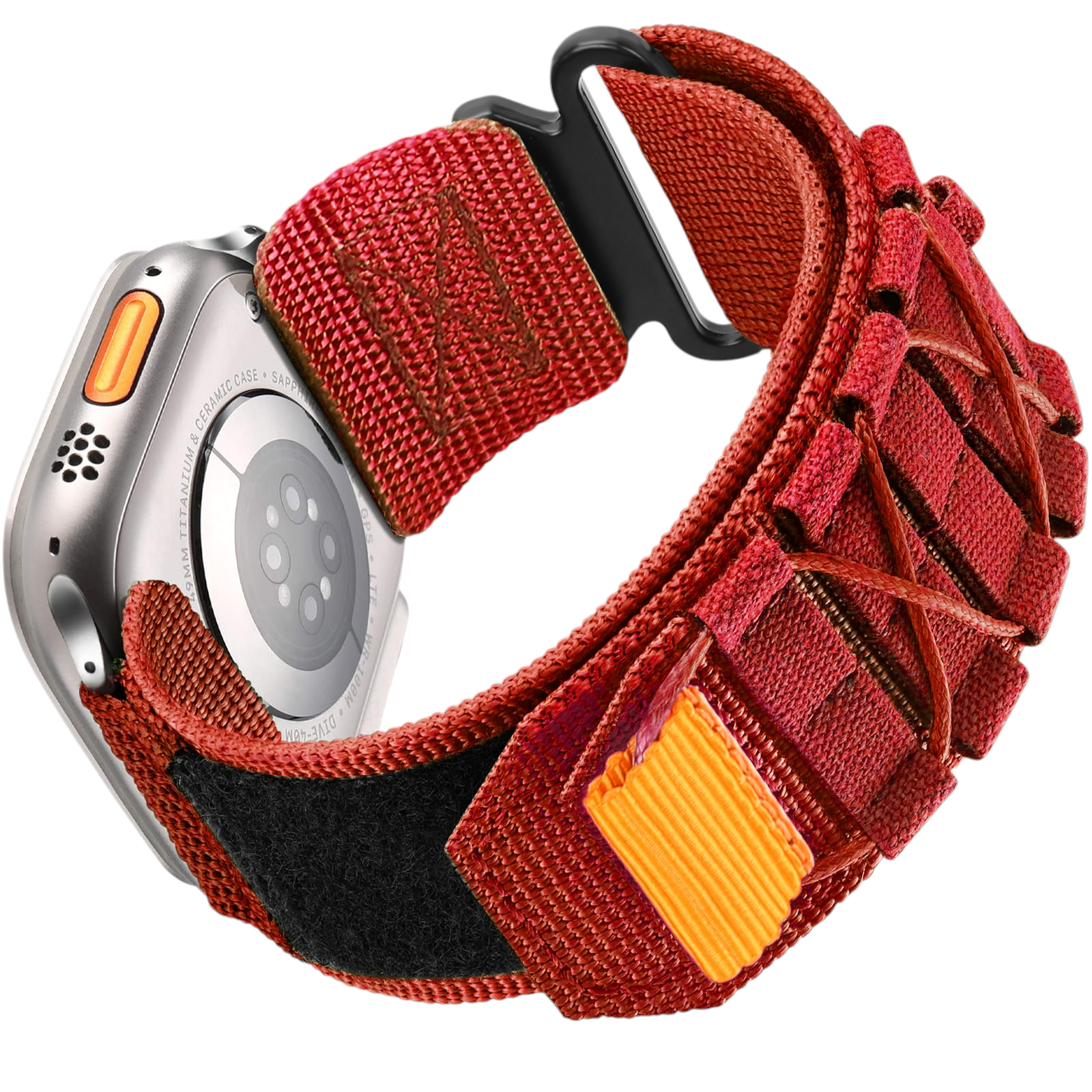 Rugged Nylon Sport Loop - Breathable Velcro Strap for Apple Watch Ultra 2/1
