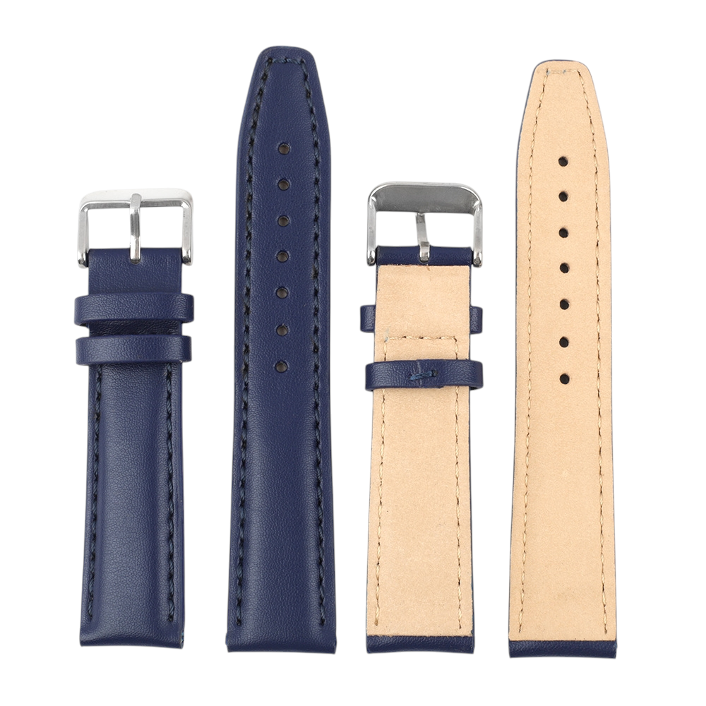 White Smoke Handmade Artisan Stitched Vintage Smooth Watch Strap for Rolex, Omega, Panerai, IWC, Tudor, Seiko, Hamilton, Patek Philippe, Breitling, Citizen - Professional Heritage Edition - 18mm 20mm 22mm 24mm - Aethelgard