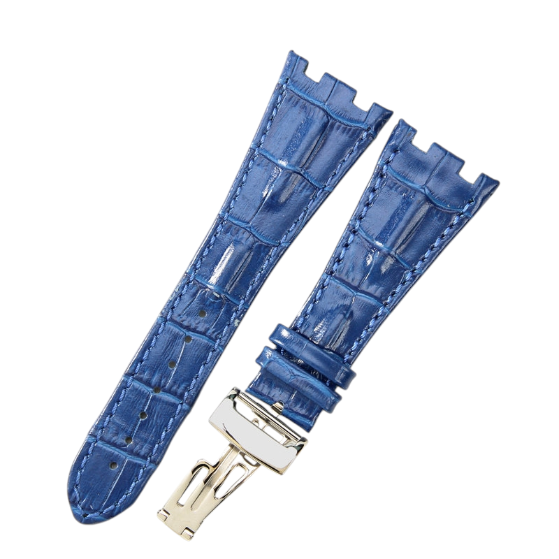White Smoke Replacement Strap for Audemars Piguet Royal Oak Offshore 15710 - 15703 - 26470 - Premium Full-Grain Performance Leather - Aethelgard Atelier
