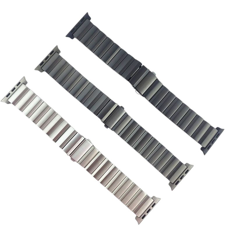 Elite Bamboo Style Titanium Alloy Band for Apple Watch Series 10 & Ultra