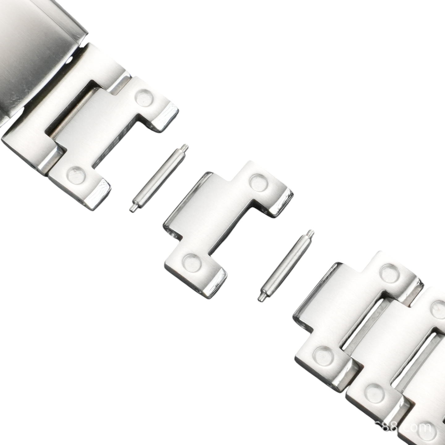 White Smoke Replacement Steel Strap for Casio G-SHOCK GM-2100 GA-2100 Oak Series - Solid Link 316L Stainless Steel - Aethelgard