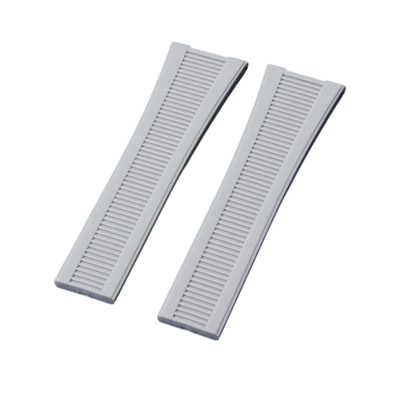 White Smoke Replacement Strap for Patek Philippe Nautilus 5711 - 5712 - 5726 - 5980 Rubber - Integrated FKM Performance Fluororubber - Aethelgard Atelier