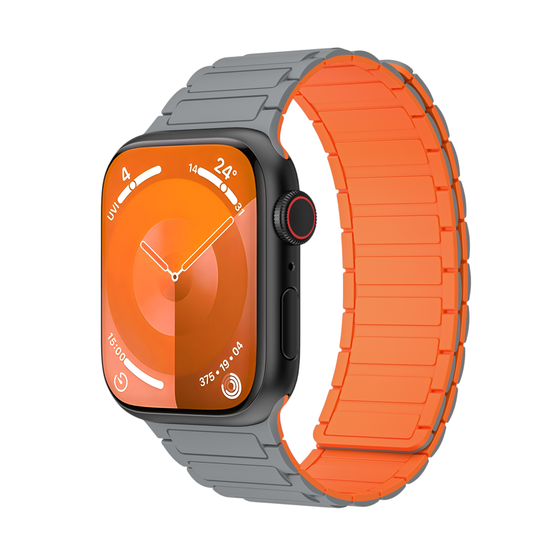 Duo-Tone Magnetic Silicone Sport Strap for Apple Watch Series 11/10/9